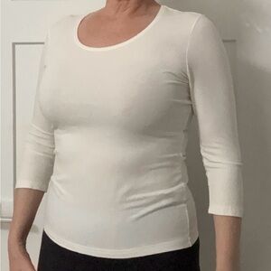 Betty Barclay White Jersey Top